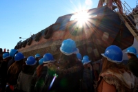 Students of the Faculty of Maritime Studies also took a tour of our shipyard
