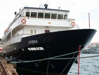 Athena and Artemis Cruise Ships and Tanit Yacht under Repair