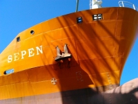 The return of the MT Sepen to the Trogir shipyard after two years