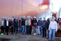 Students from Split Faculty of Electrical Engineering, Mechanical Engineering and Naval Architecture on Tour of Newbuilding 326