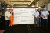 Processing of ferrous metallurgy on New build 323