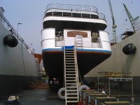 M/v Spalato under repair for upcoming tourist season