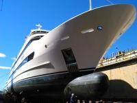 Two Ships in Dock