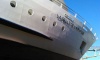 The La Belle De l'Adriatique cruise ship enters port