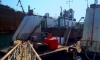 Crna rijeka floating dredge serviced in small Dock 4